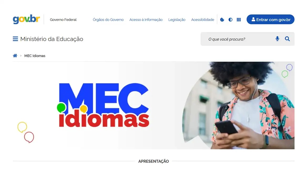 MEC lança plataforma gratuita para aprender inglês e espanhol online