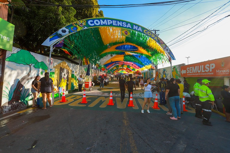 Rua da Copa em Manaus terá telão para estreia