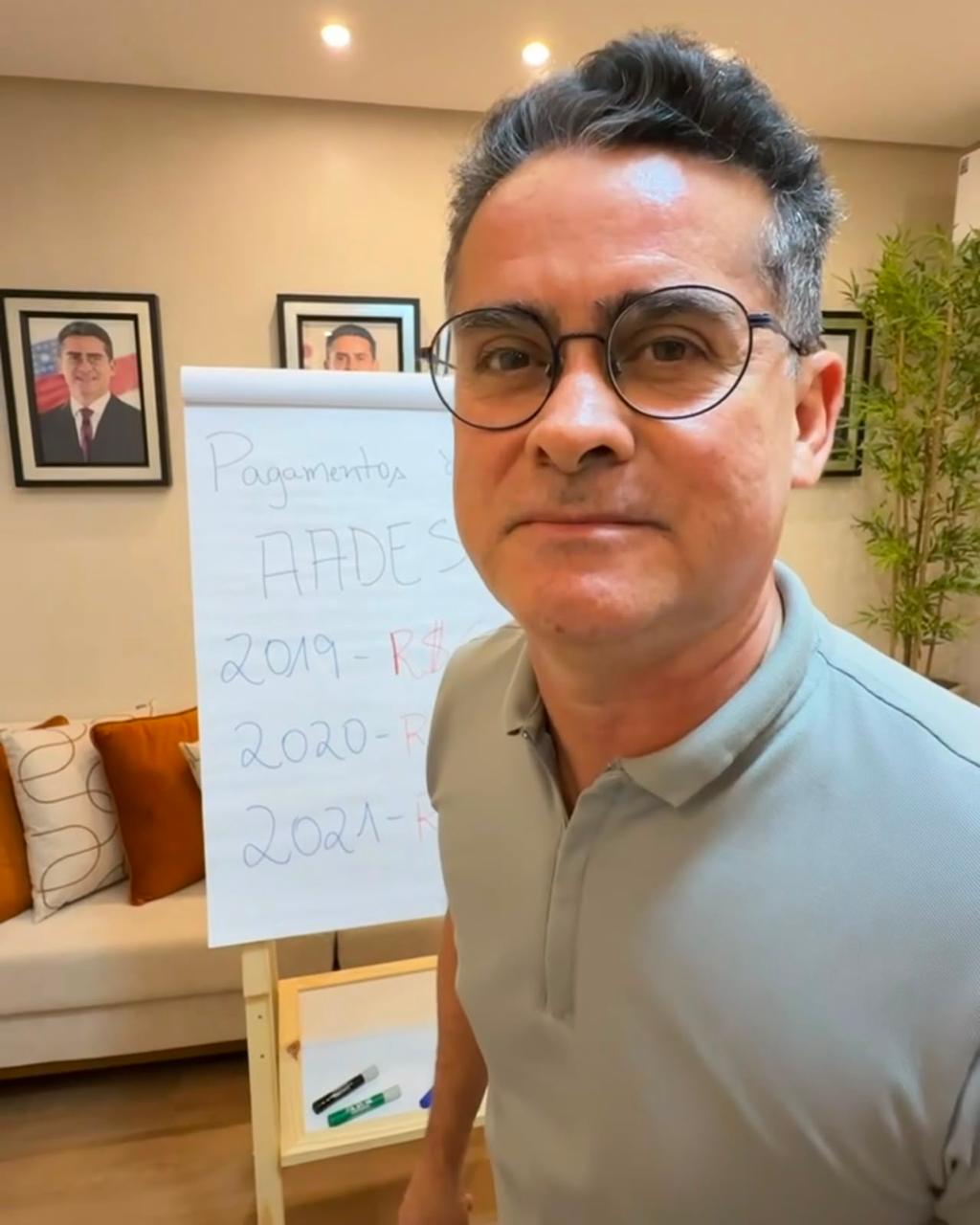 David Almeida pede lista de contratados da AADESAM após R$ 1,7 bilhão em repasses