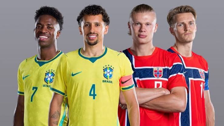 Brasil x Noruega pelas oitavas da Copa do Mundo 2026