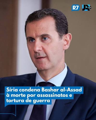 Bashar al-Assad é condenado à morte na Síria