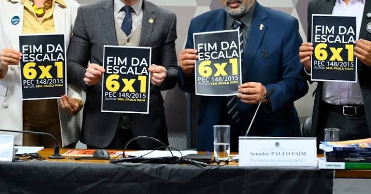 PEC do fim da escala 6x1 é enviada à CCJ do Senado